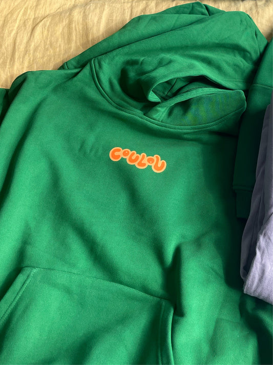 coulou heavyweight hoodie - forest green